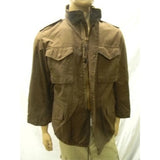 Jacket, M-65 Alpha Brown, Stone Washed size S USED