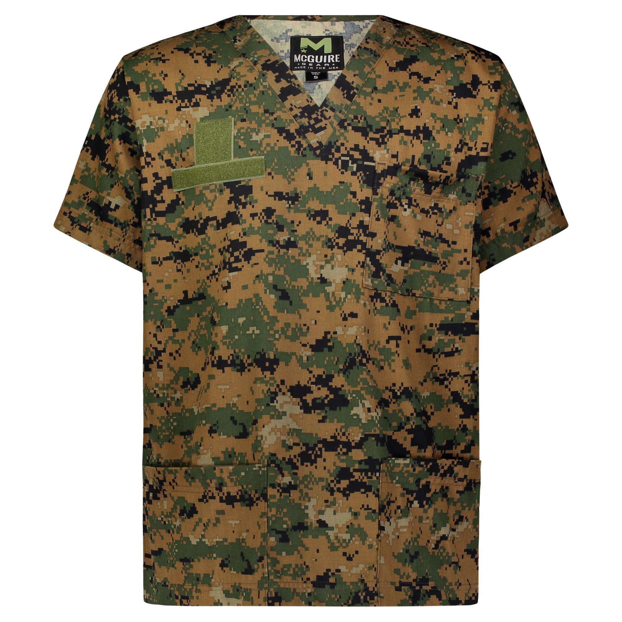 Tactical Camo Surgical Scrub Tops – SEICO