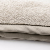 Lightweight Polartec® High Loft Fleece Blanket – Tan, Made in USA