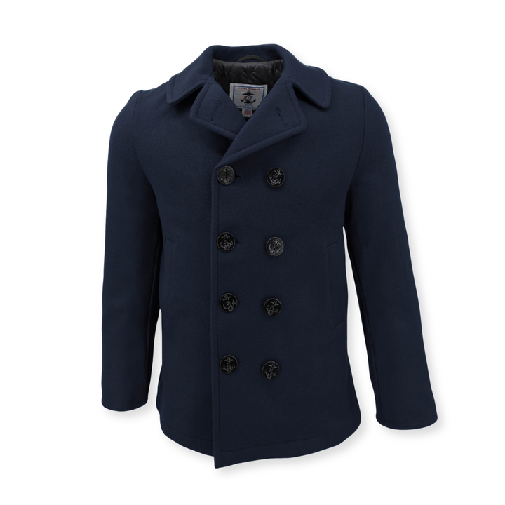 Men's Classic Wool Blend Peacoat