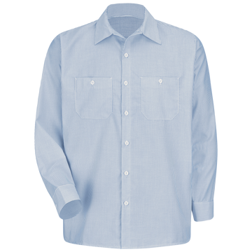 Poly/Cotton Stripe Work Shirt W/ Pockets