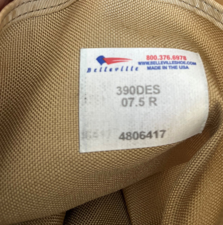 G.I. 390 DES Combat Boots by Belleville, Desert Tan NIB
