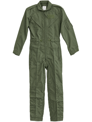 GI CWU 27P FR Coverall, Sage Green with Epaulets