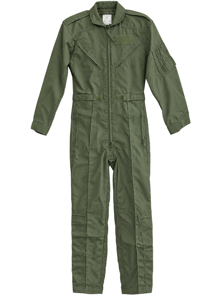 GI CWU 27P FR Coverall, Sage Green with Epaulets