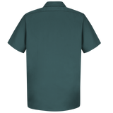 Wrinkle-Resistant Cotton Work Shirt W/ Pockets