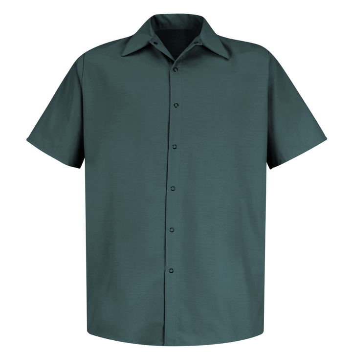 Wrinkle-Resistant Cotton Work Shirt