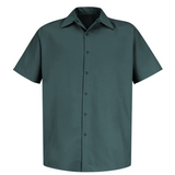 Wrinkle-Resistant Cotton Work Shirt