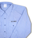 Long Sleeve Utility Chambray Shirt - Irregular W/ USN Tab