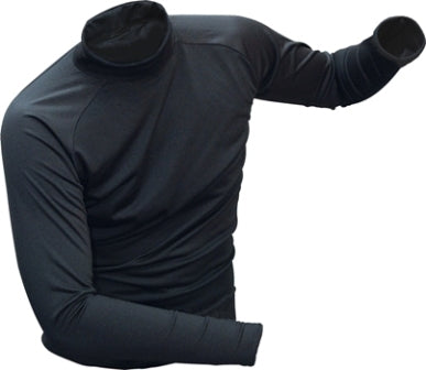 Mens Navy Blue Thermal Base Layer / Turtle-Neck by Flying Cross - size Large