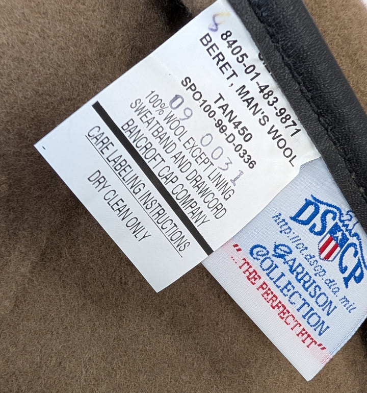 G.I. U.S. Army Ranger Tan Wool Beret