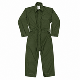G.I. Vintage Cotton Sateen Type 1 Utility Coverall W/ Velcro Closure, OD