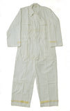 Used US CMU-3/P White Cotton Sateen Coveralls