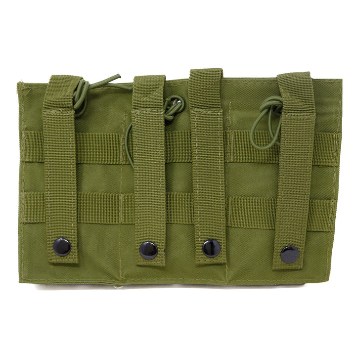 MOLLE Open-Top Triple Magazine Pouch— Ranger Green