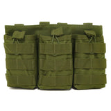 MOLLE Open-Top Triple Magazine Pouch— Ranger Green