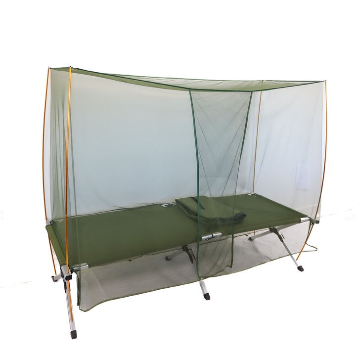 McGuire Gear Folding Cot W/ Netting, Poles, and Pouch