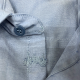 Short Sleeve Utility Chambray Shirt— Irregular