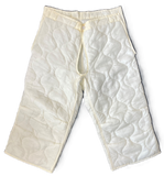 Vintage G.I. M-65 Quilted Pants Liner, White Arctic Snow