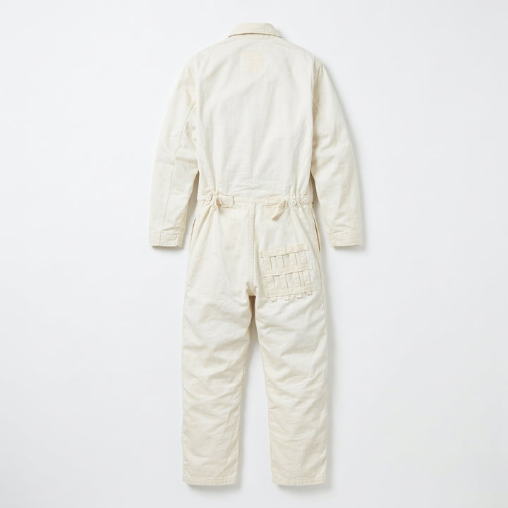 New Vintage G.I. Explosive Handler's Coverall, Cotton Sateen, White,