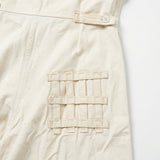 New Vintage G.I. Explosive Handler's Coverall, Cotton Sateen, White,
