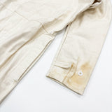 New Vintage G.I. Explosive Handler's Coverall, Cotton Sateen, White,