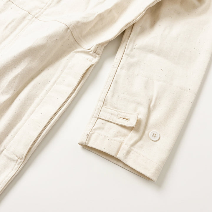 New Vintage G.I. Explosive Handler's Coverall, Cotton Sateen, White,