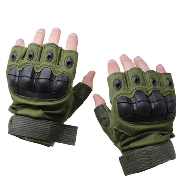 McGuire Gear Half Finger Hard Knuckle Glove