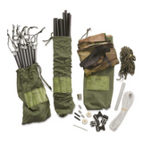 One Person Combat Tent - Woodland Camo - Used