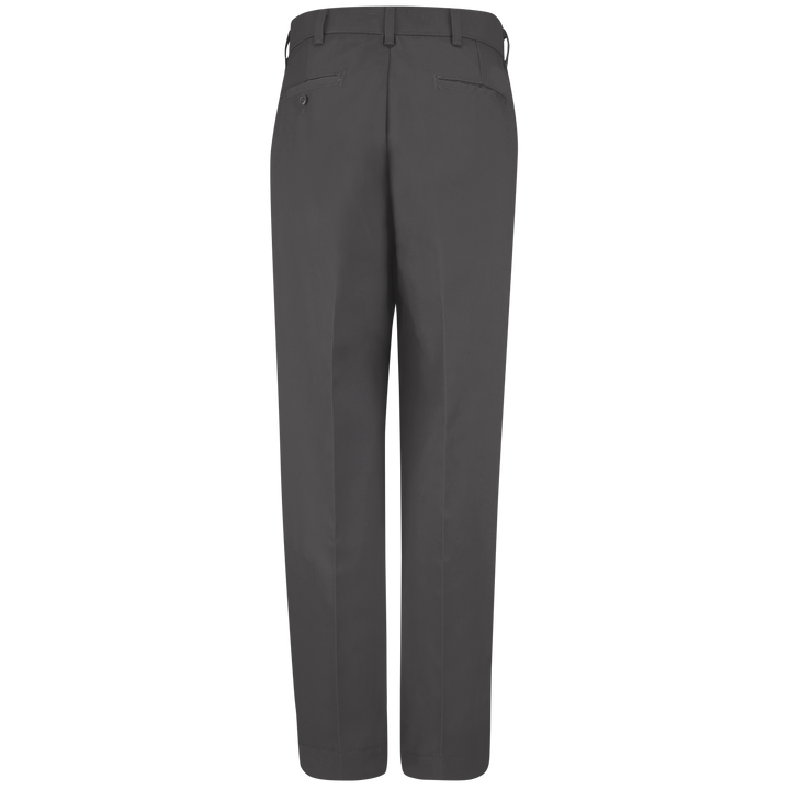 PolyCotton Unhemmed Industrial Dress Pants, Charcoal Gray/Khaki