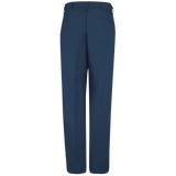 PolyCotton Unhemmed Industrial Dress Pants, Light Tan/Navy