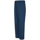 PolyCotton Unhemmed Industrial Dress Pants, Postman Blue/Spruce Green