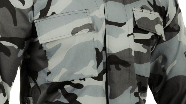 Tactical Long Sleeve Cotton Ripstop Shirt w/ Epaulettes