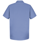 Wrinkle-Resistant Cotton Work Shirt W/ Pockets