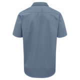 Wrinkle-Resistant Cotton Work Shirt W/ Pockets