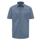 Wrinkle-Resistant Cotton Work Shirt W/ Pockets