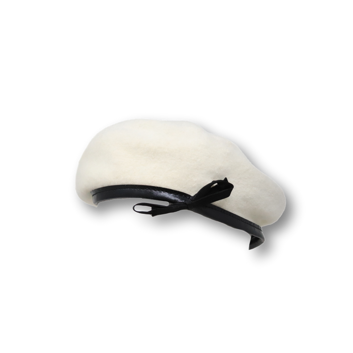 Beret White G.I.