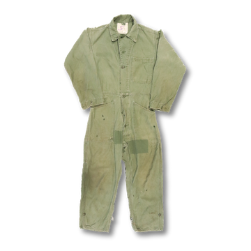 Coverall, Fatigue, 100% Cotton, Used