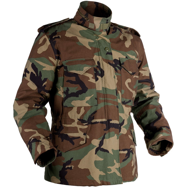 Jacket, M-65 Woodland Camo GI, Damaged