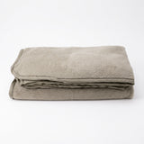Lightweight Polartec® High Loft Fleece Blanket – Tan, Made in USA