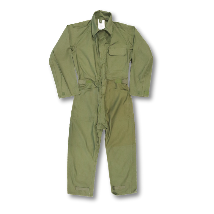 Coverall, GI Utility, Cotton, W/ Velcro, OD,