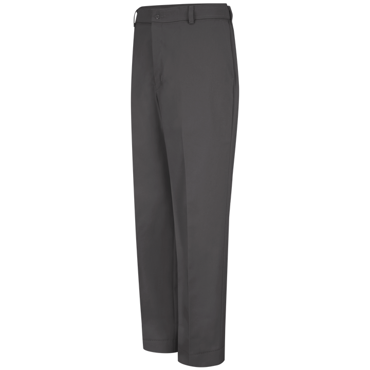 PolyCotton Unhemmed Industrial Dress Pants, Charcoal Gray/Khaki