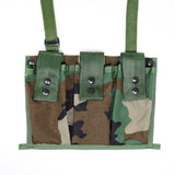 MOLLE II 6-Magazine Bandoleer Pouch – U.S. Made, Woodland Camo