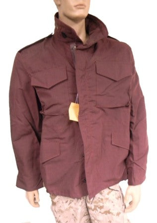 Jacket, M-65 GI Style, Maroon, Size L