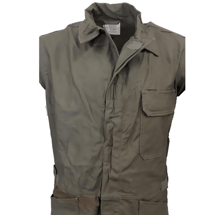 Coverall, GI Utility, Cotton, W/ Velcro, OD,