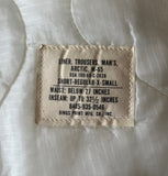 Vintage G.I. M-65 Quilted Pants Liner, White Arctic Snow