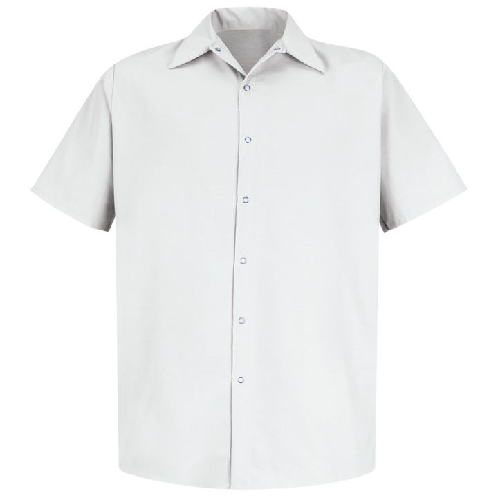 Wrinkle-Resistant Cotton Work Shirt