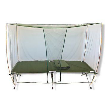 McGuire Gear Folding Cot W/ Netting, Poles, and Pouch