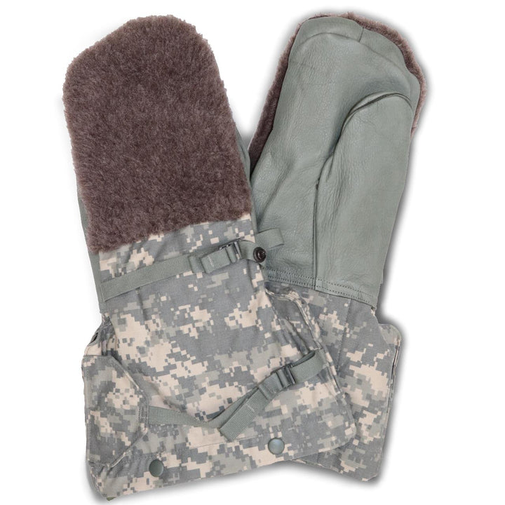GI Extreme Cold Weather Mittens Set- ACU, Used