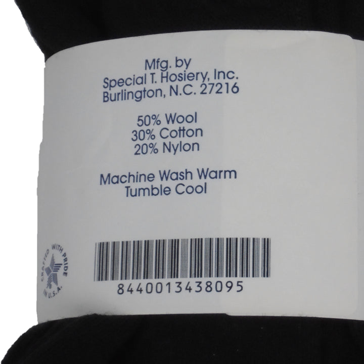 GI Wool Blend Cushioned Sole Socks— 3 Pack, Small 9-10