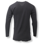 Midweight Cotton Henley Thermal Top