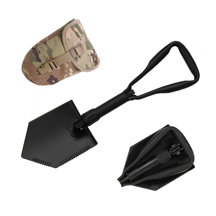 GI E-Tool/Folding Shovel with Cover— OCP Scorpion